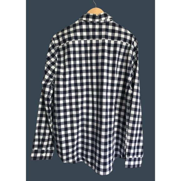 EXPRESS- MENS SLIM SOFT WASH COTTON LONG SLEEVE BUTTON FRONT SHIRT SIZE X-LARGE - Picture 2 of 9